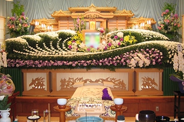 世界にひとつだけの花祭壇